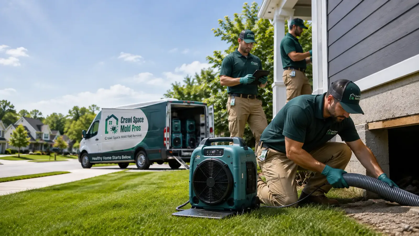 Crawl Space Mold Removal in Rudolph, OH